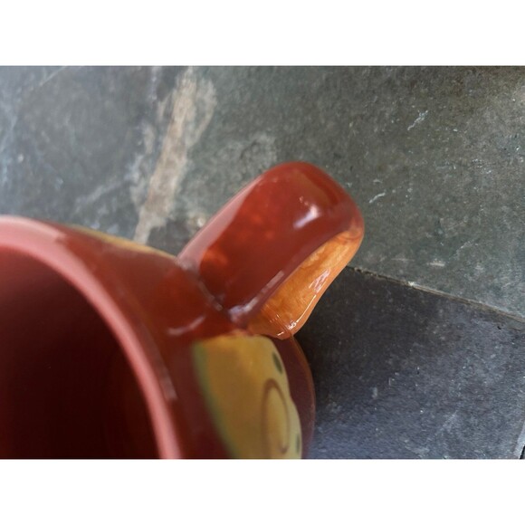 Set of 5 Laurie Gates Santa Fe Southwestern Chile Pepper Glossy Ceramic Mugs - Picture 9 of 9